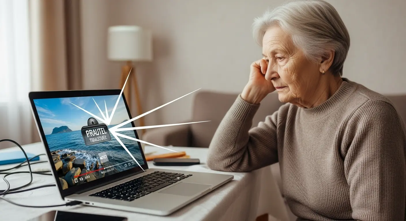 インターネット接続に問題のある高齢者