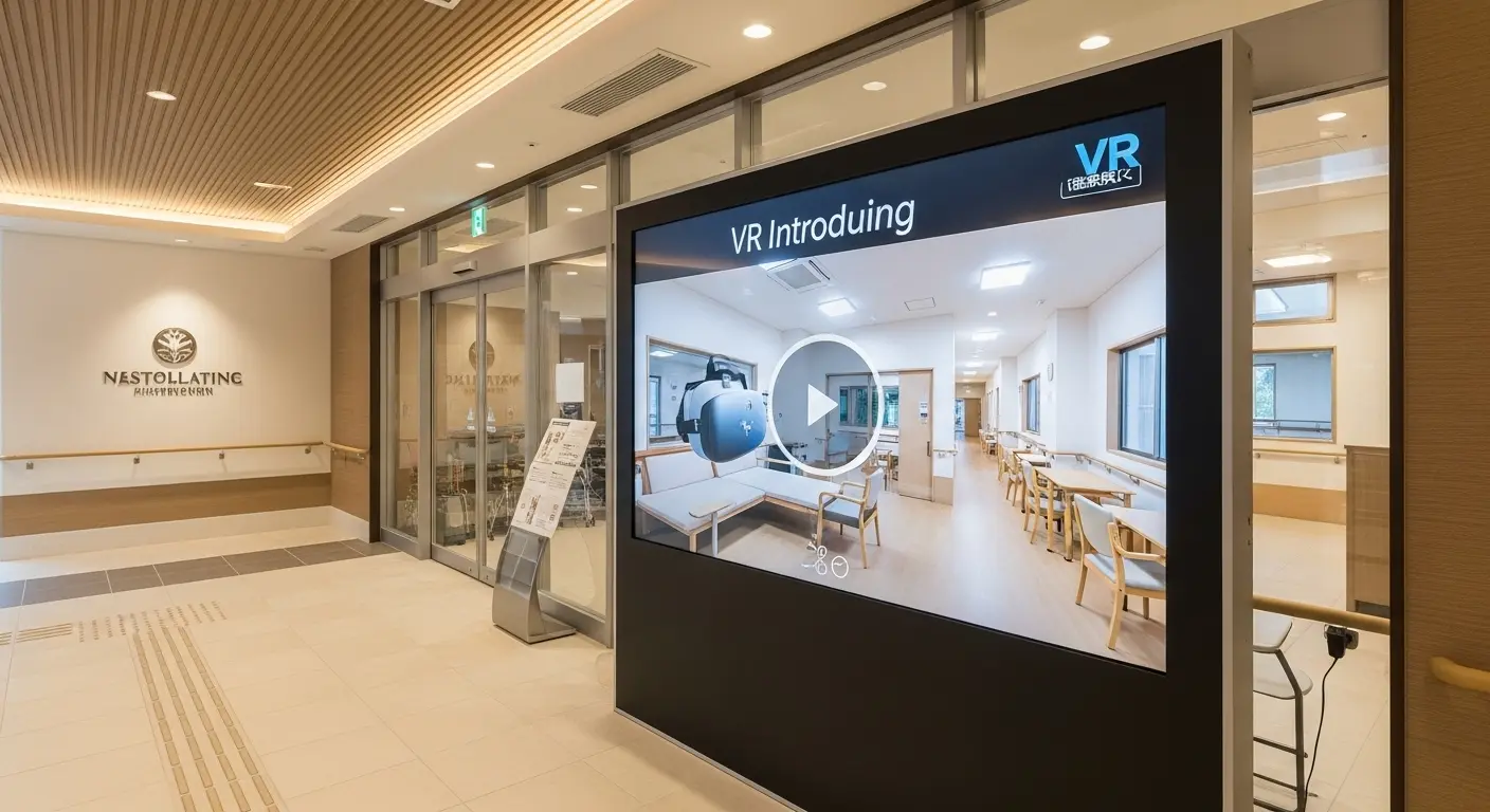 VR施設紹介で老人ホームのブランディングを強化