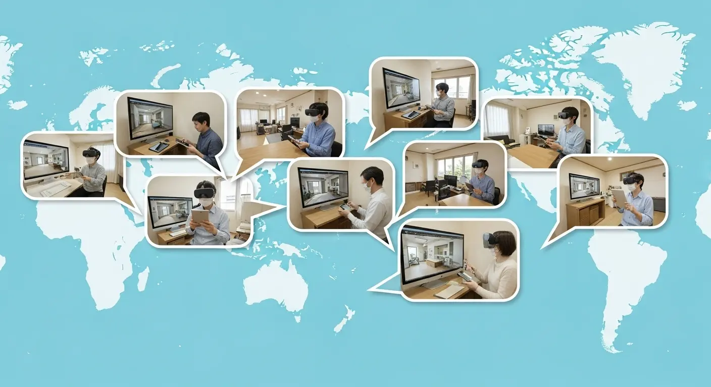 VRで老人ホーム見学の距離と時間を超える