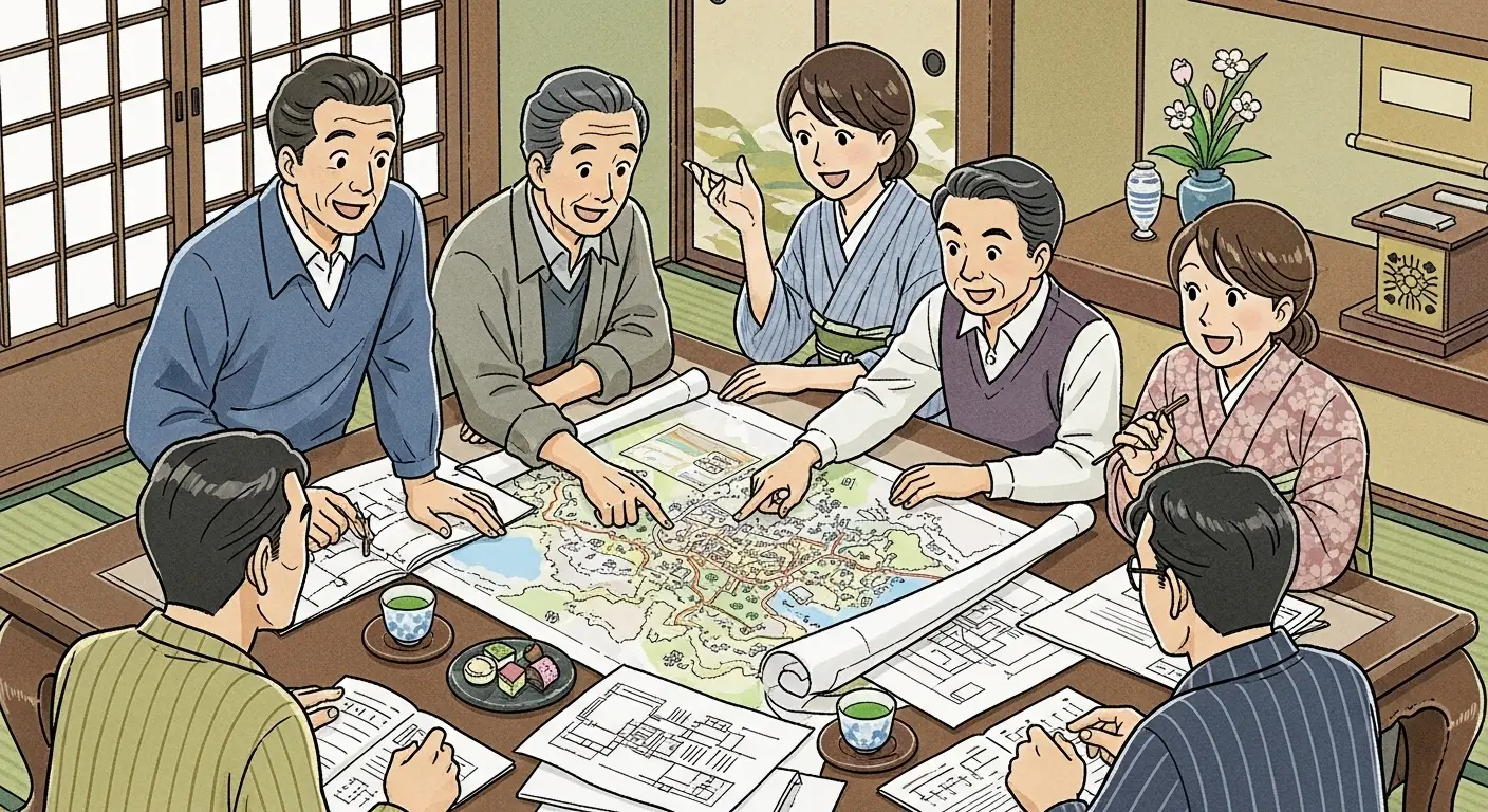 チームで協力するイメージ