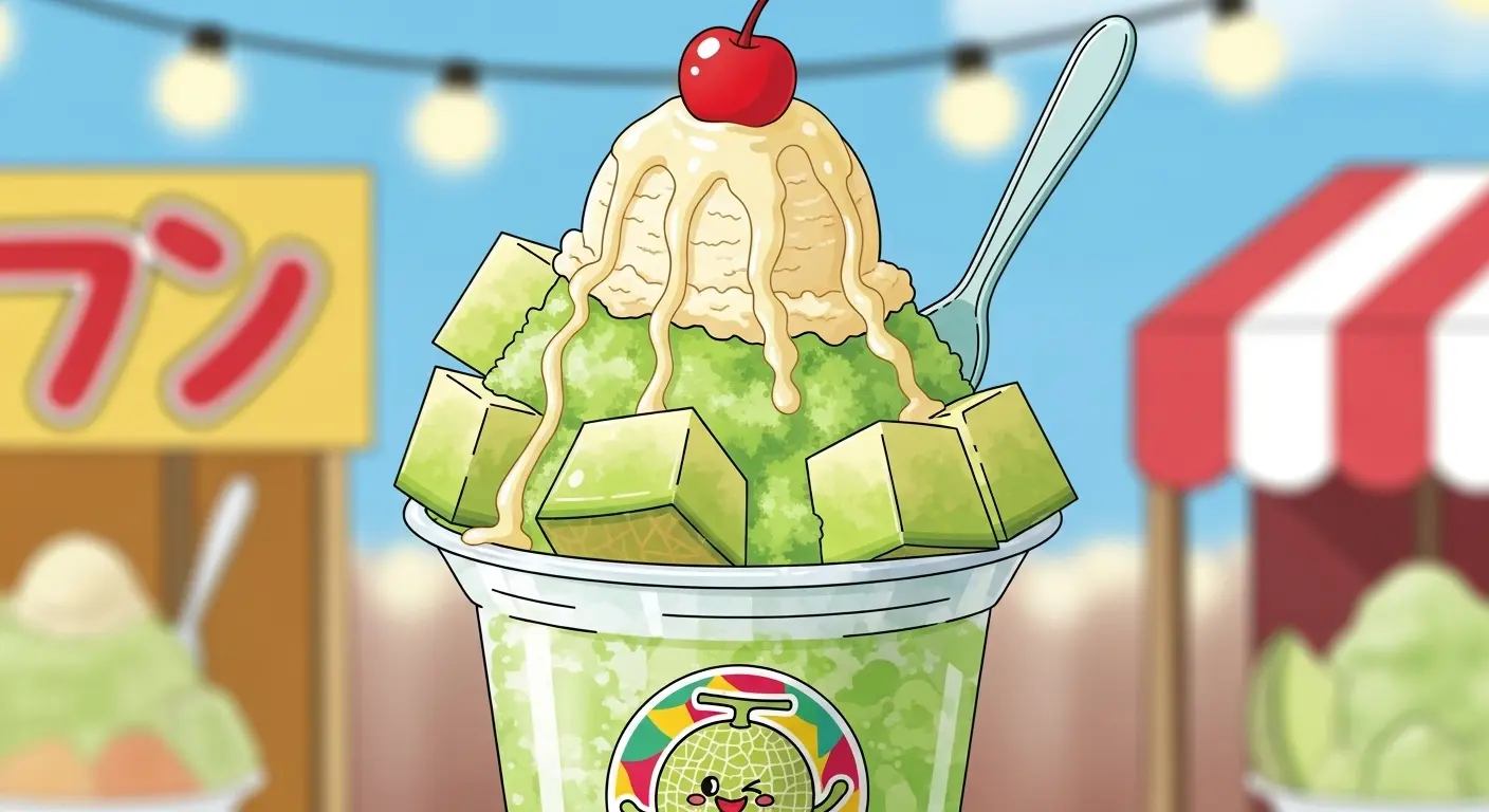 かき氷のイラスト