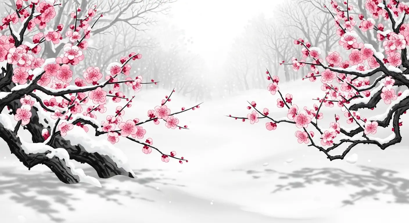 梅の花のイラスト