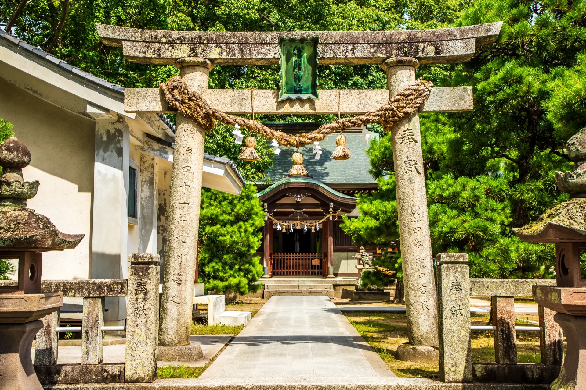 山口県萩市の松陰神社本殿