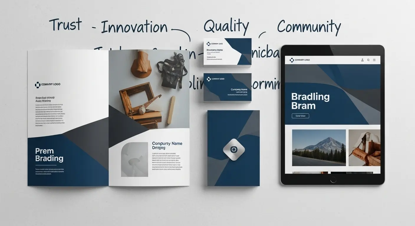 一貫性のあるブランドメッセージとデザイン

