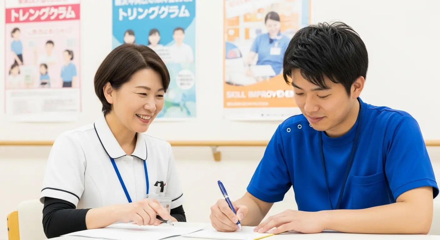 介護施設での人材育成と研修