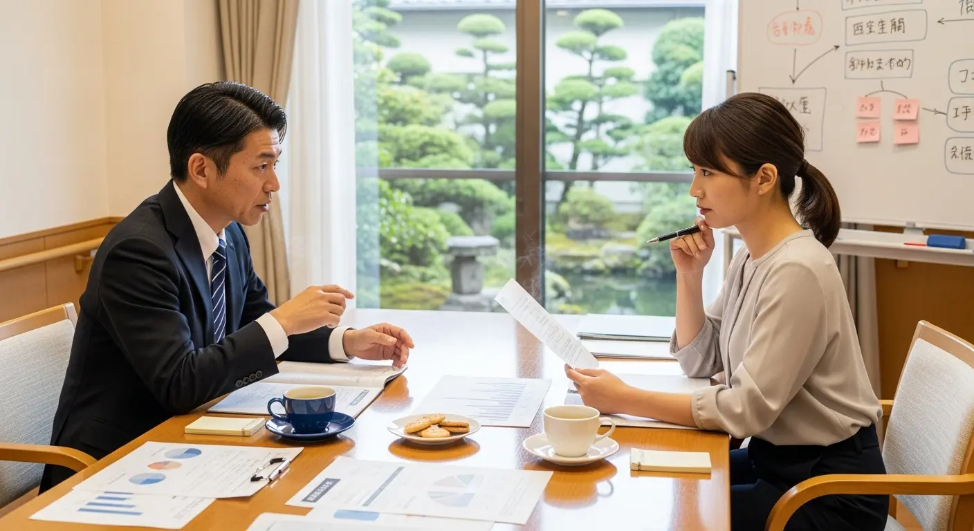 介護施設経営に関する相談と議論