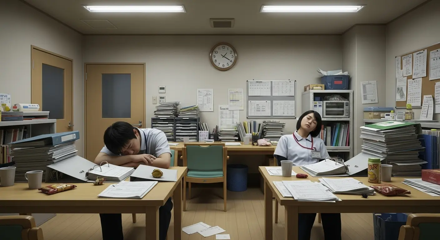 介護施設の人手不足と長時間労働
