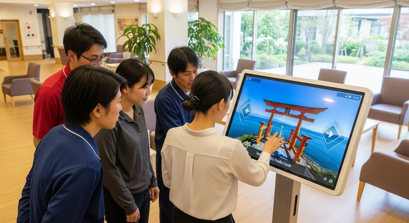 介護施設に掲載されたモニター