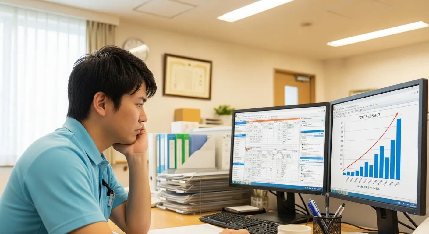 介護施設の職員離職率の確認