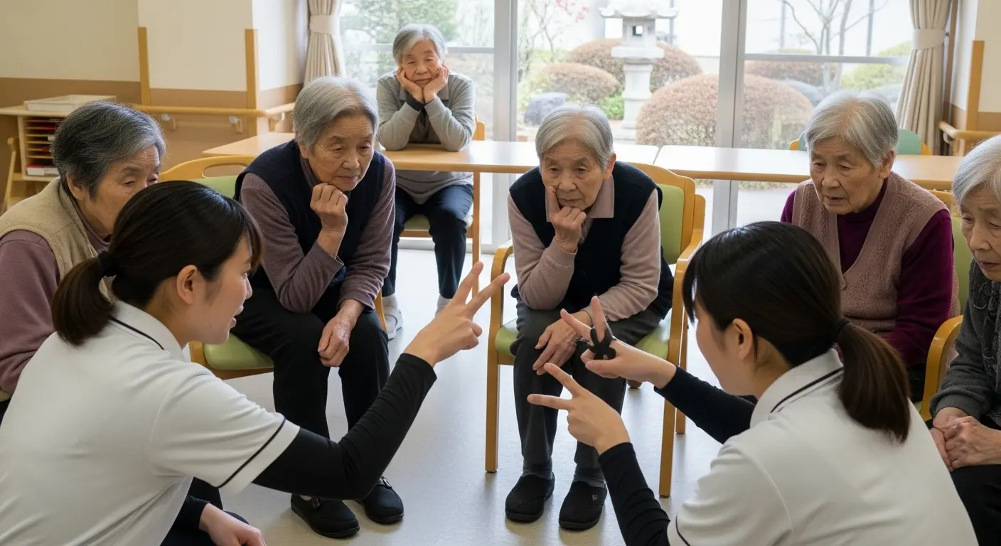 変則じゃんけんで高齢者の判断力と運動機能を向上