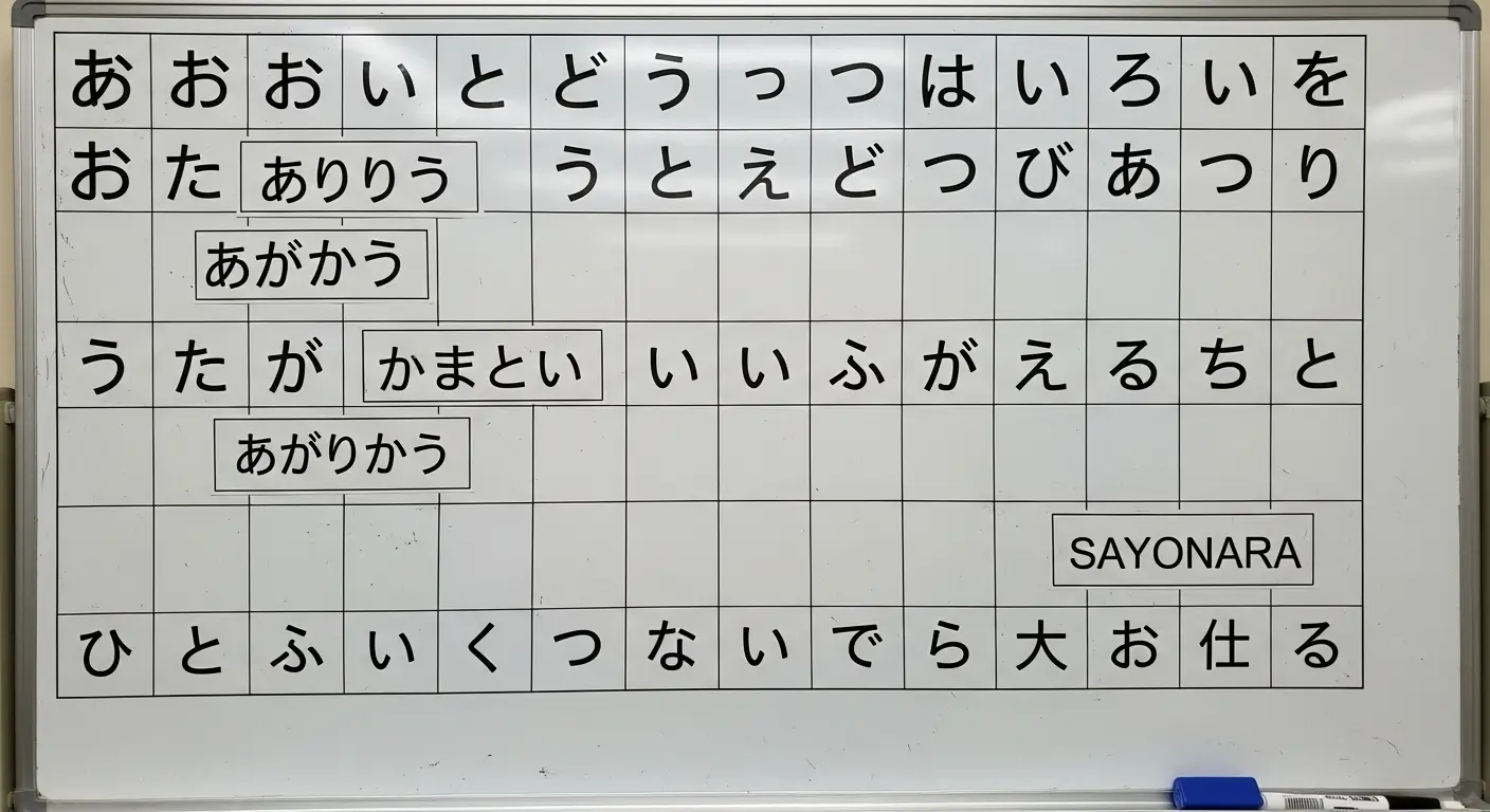 50音を使った言葉連想