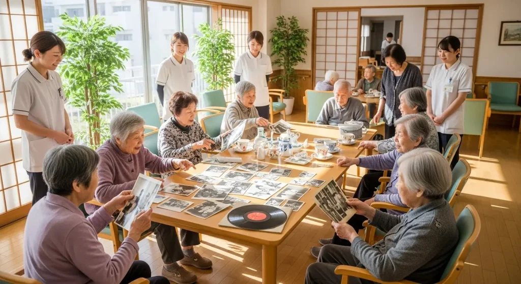 高齢者向け回想法レクリエーションの様子と効果