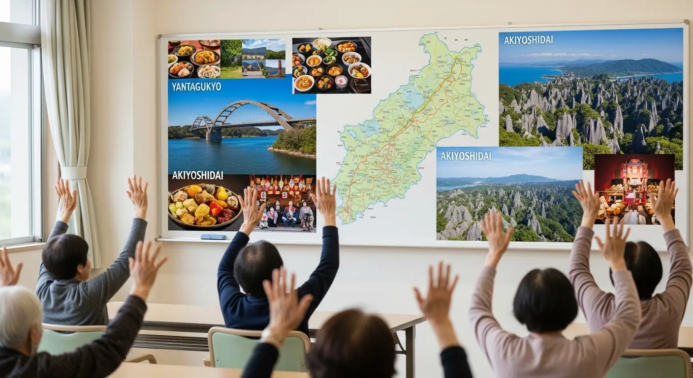 山口県の地理や名産品をテーマにしたGEOクイズ