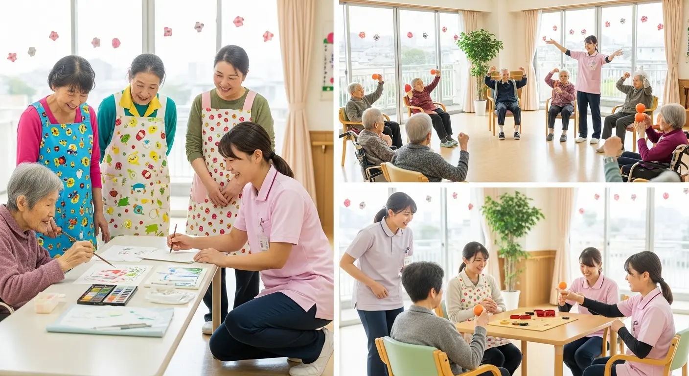 デイサービスと地域ボランティアの協働による質の高いサービス提供