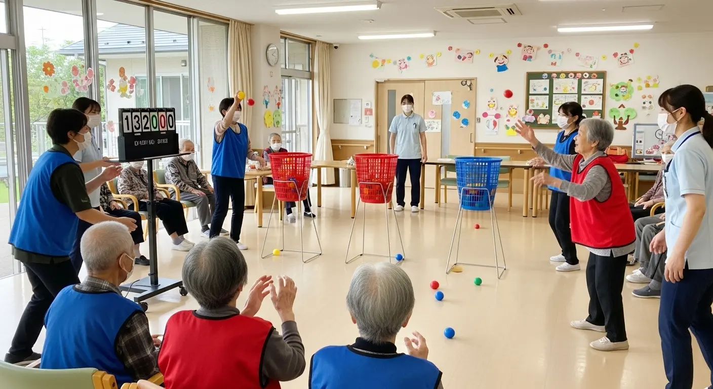 高齢者運動会アイデア玉入れと身体機能向上