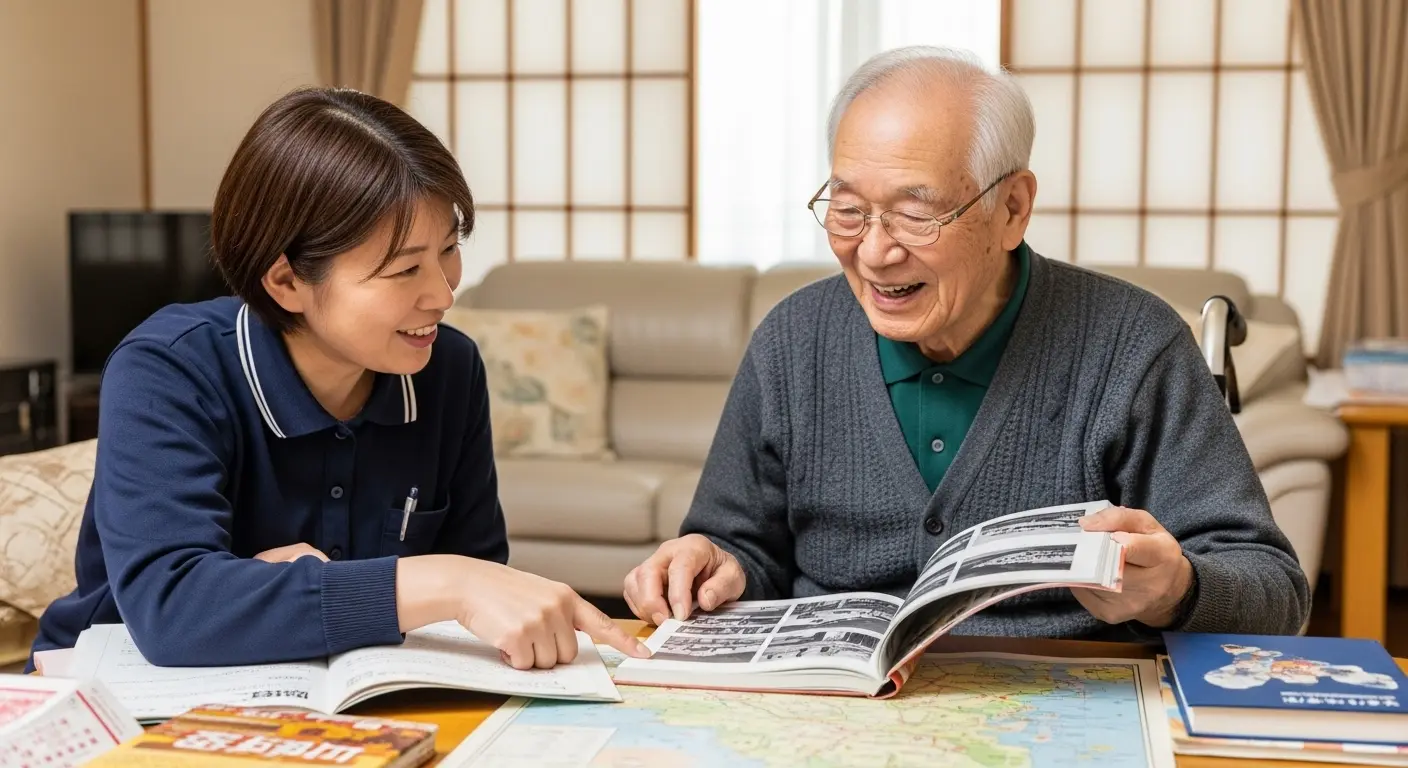 高齢者向け山口の歴史レクと男性利用者の活性化