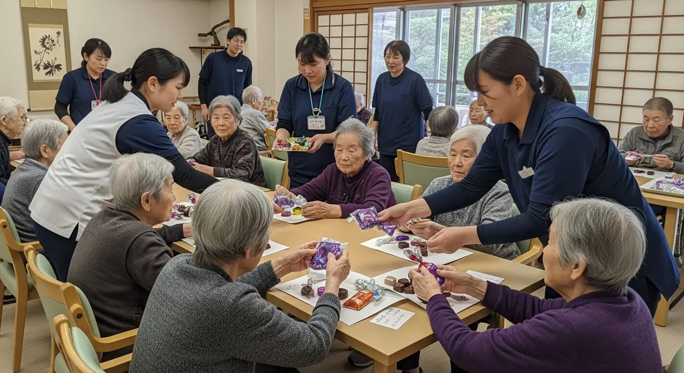 2月バレンタインデーのレクアイデアと手作りお菓子作り