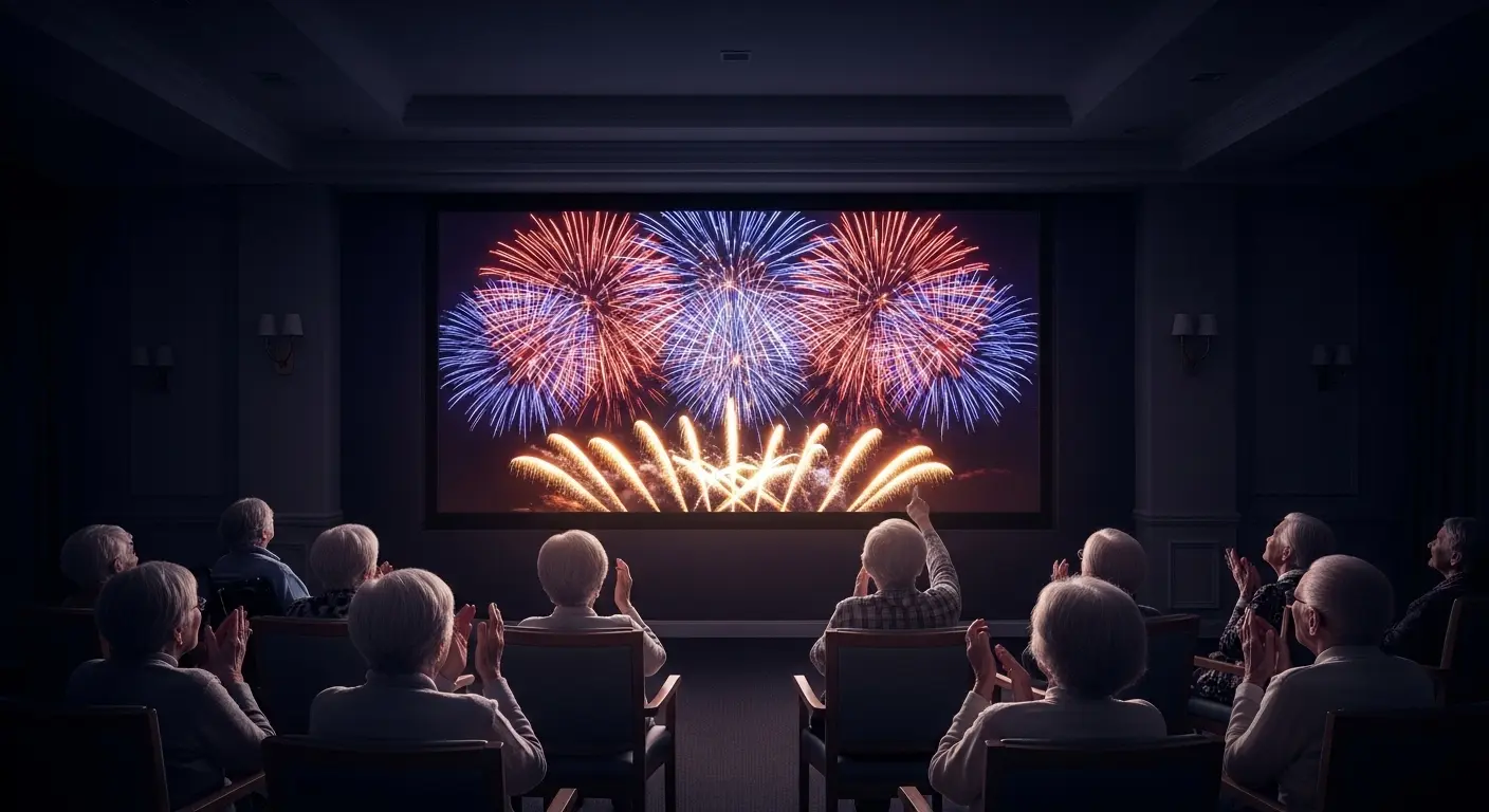 デジタルで実現する高齢者向けバーチャル花火大会