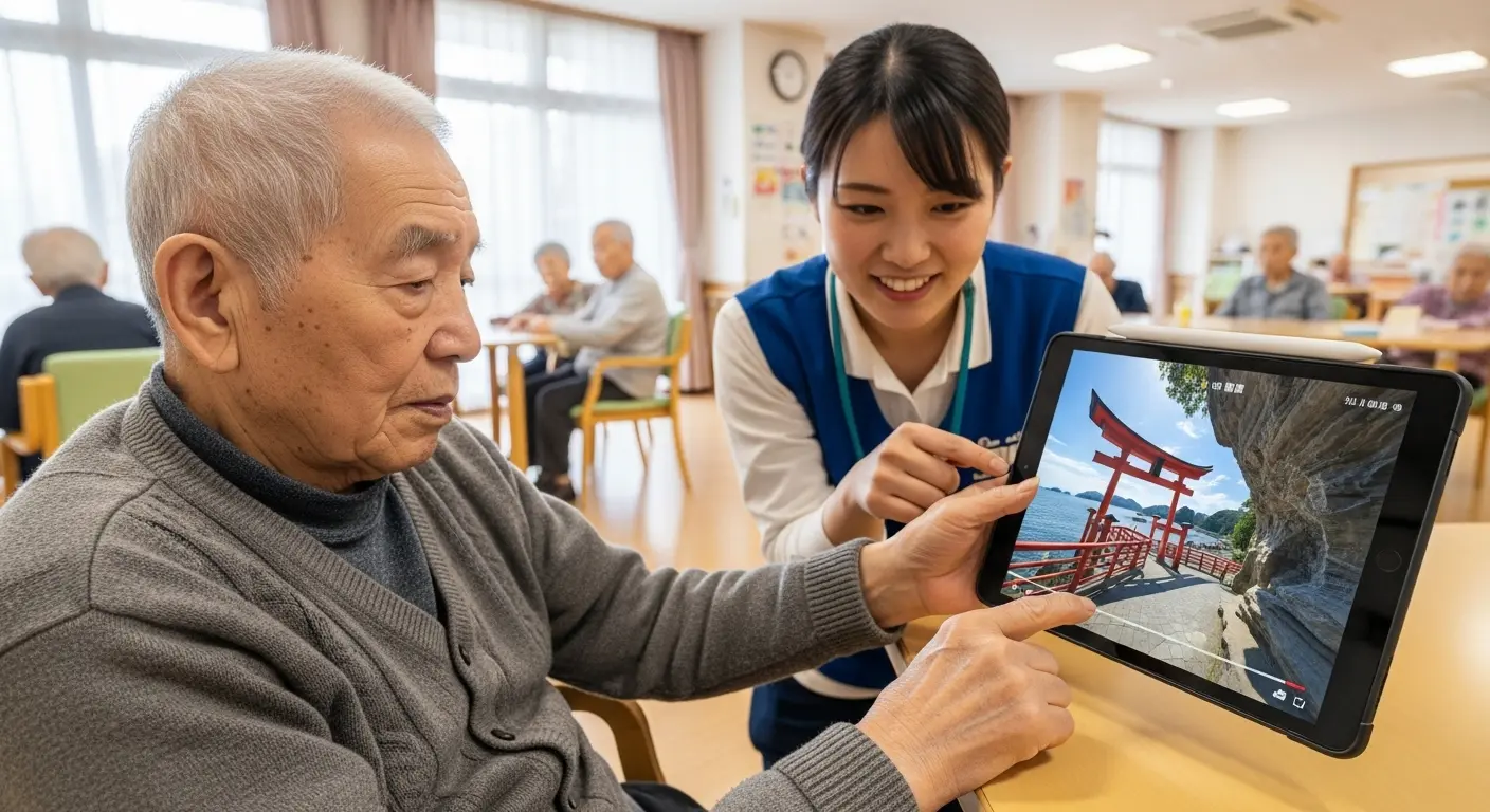 山口ご当地レク動画を活用したボランティア活動