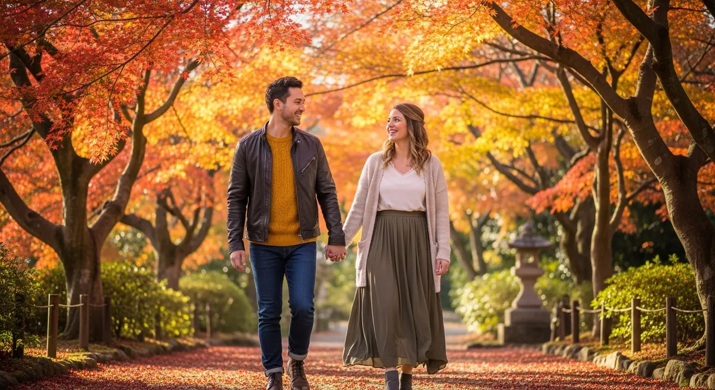 紅葉狩りにおすすめの秋の服装とコーディネート