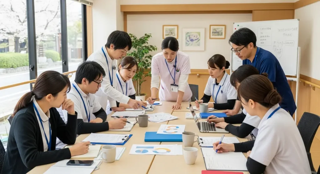デイサービスの多職種連携とチームケア