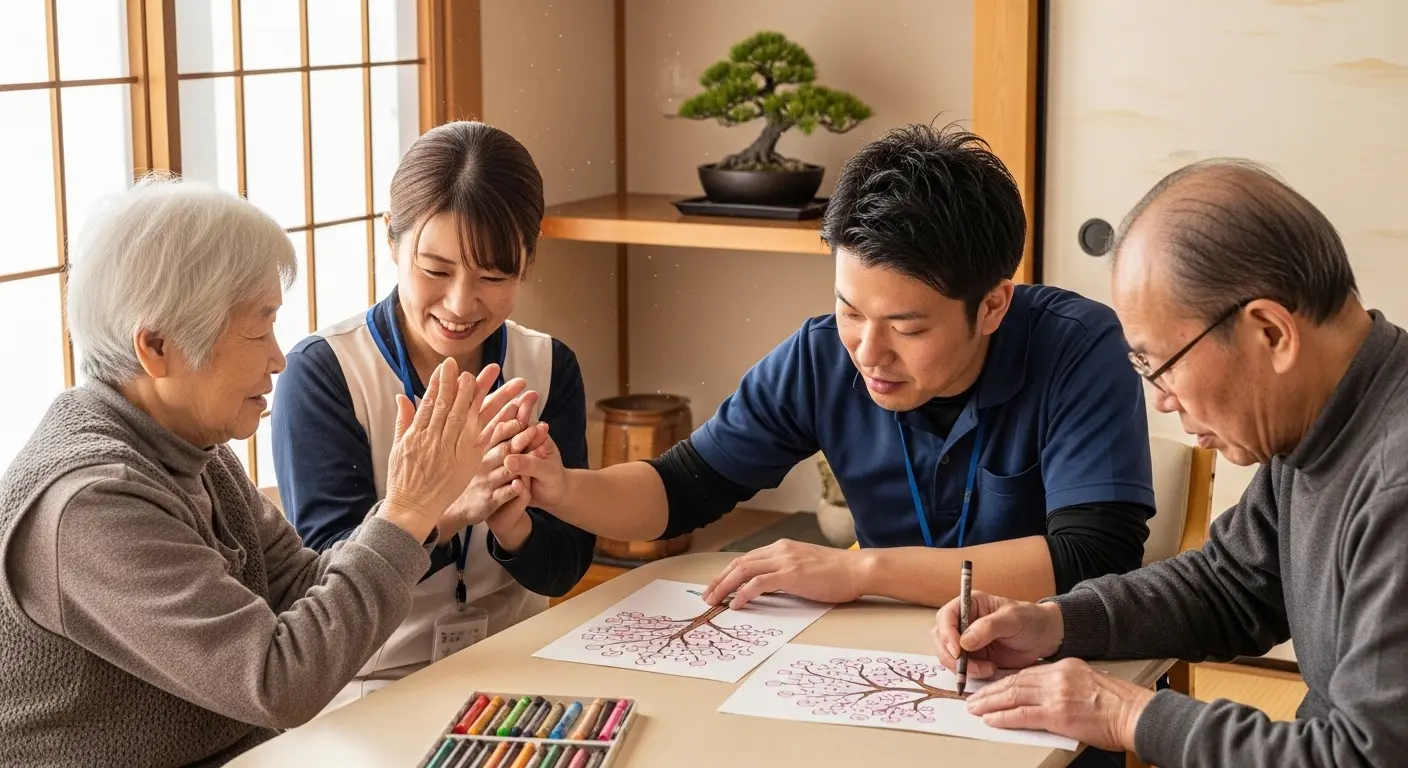 デイサービスでの個別レクリエーションと認知症への対応