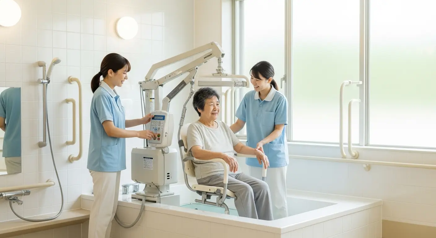 入浴介助用リフトの活用