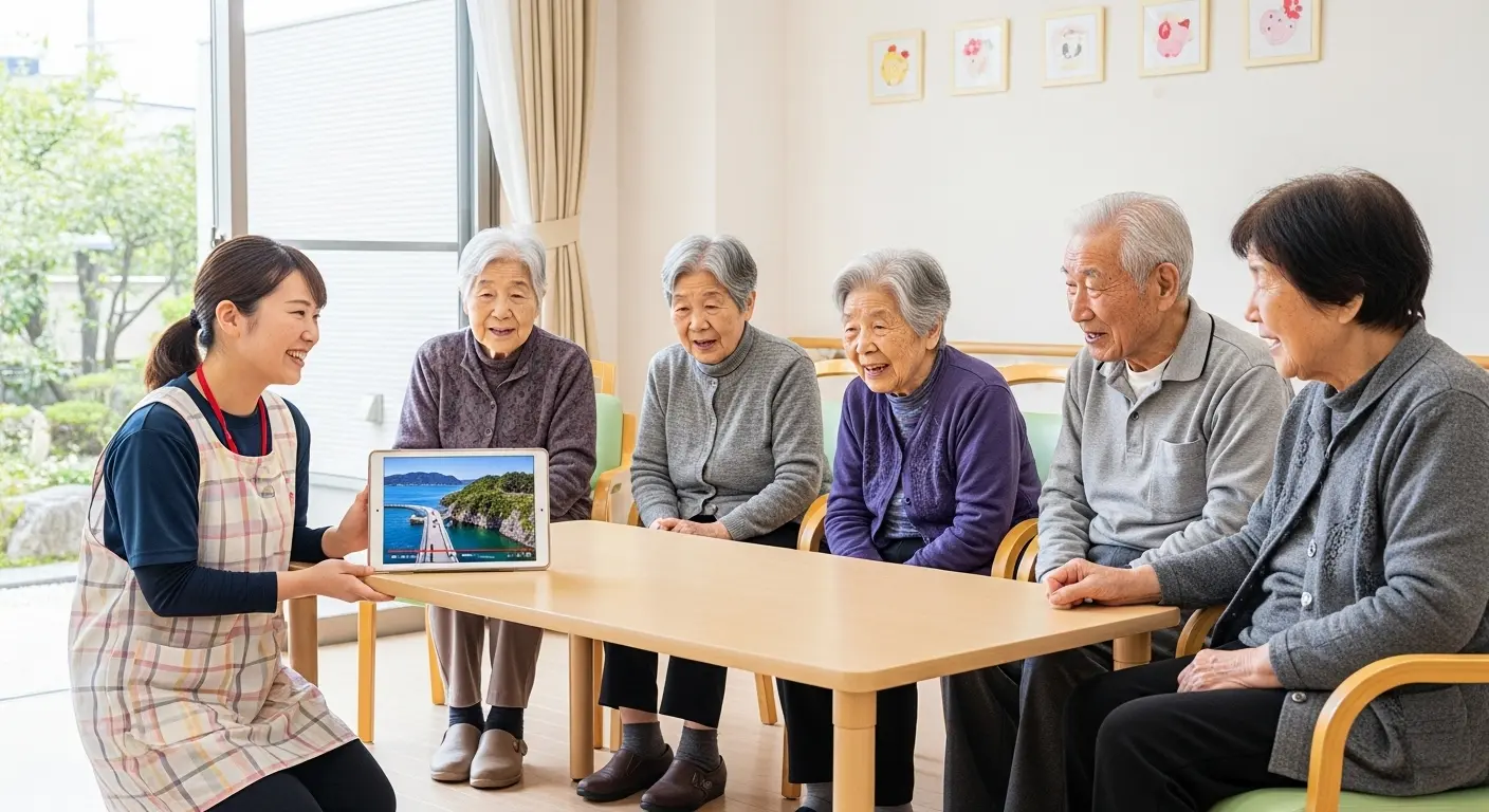 山口ご当地動画を活用したレクリエーション