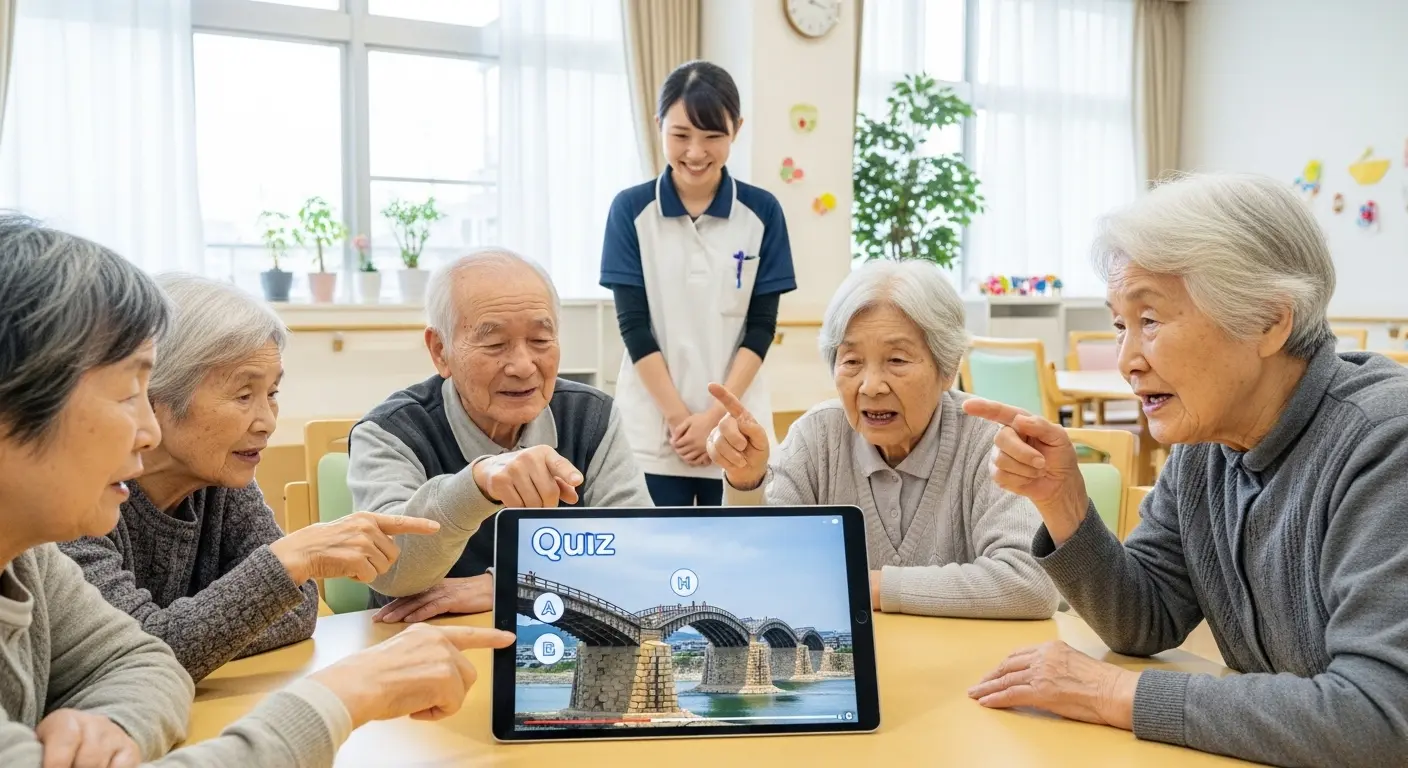 山口ご当地レク動画による認知症予防