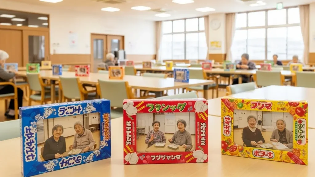 山口弁ボックスのパッケージデザインを活かしたDIYフォトフレーム。