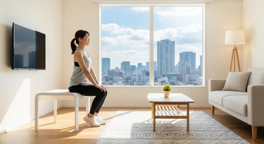 足踏み運動の効果を高めるための正しい姿勢とフォーム