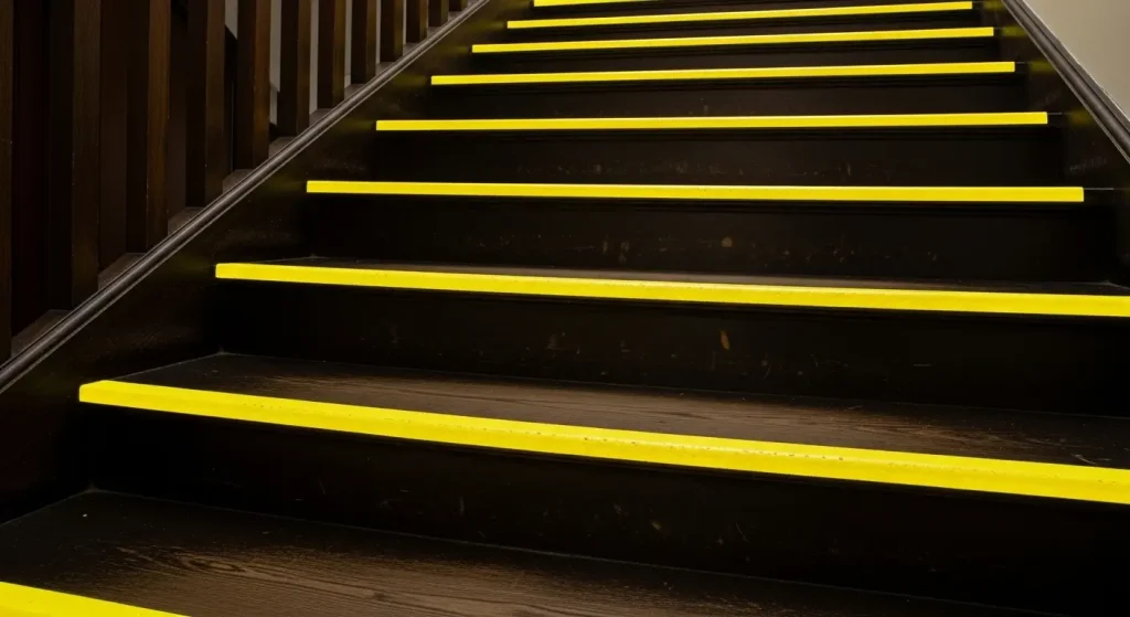 転倒防止に役立つ階段の視覚的工夫