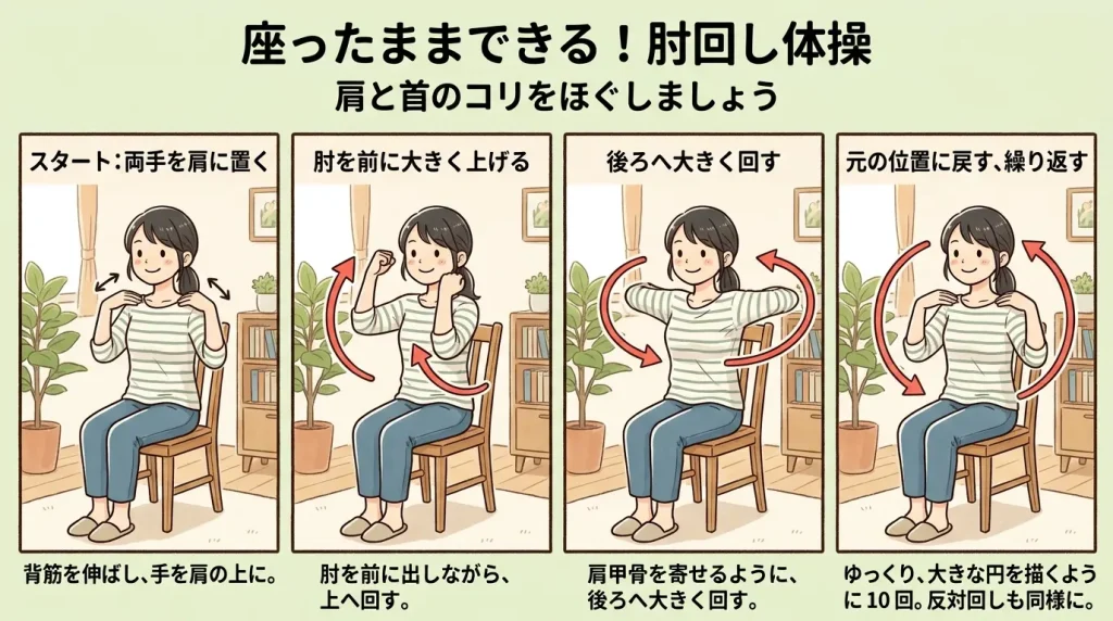 肩甲骨の柔軟性を高めるストレッチ
